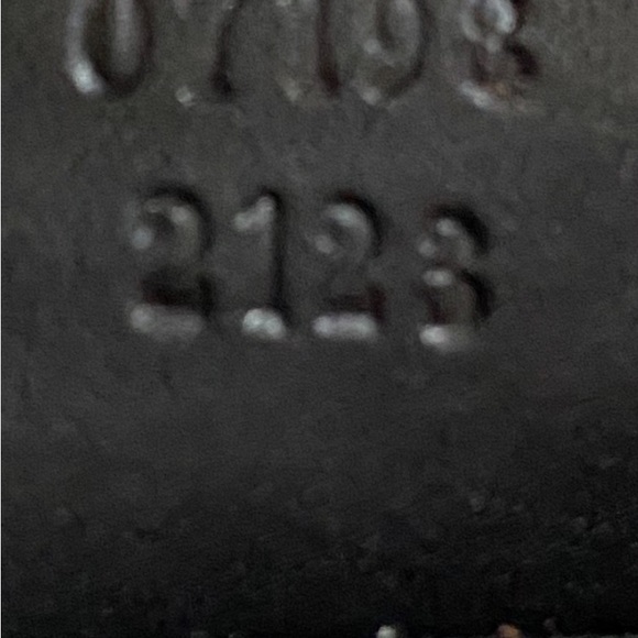 Authentic Vintage GUCCI Logos GG Pattern Canvas/Leather Boat Pochette Black - Picture 13 of 15